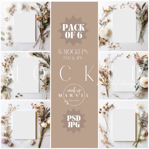 Invitation Mockup | 5X7 Card Mockup | Vertical Card Mockup | Birthday Card Mockup | Wedding Stationery Mockup | Wedding Mock Up
