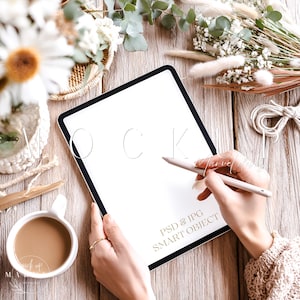 iPad Mockup, a5 Planner Mockup, Digital Mockup, Aesthetic iPad Mockup Perfect for Etsy Listings, Digital Planner Mockup