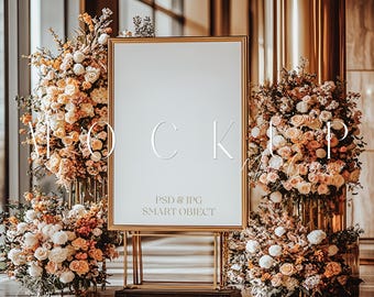 Wedding Sign Mockup, Baby Shower Mockup, Easel Sign Mockup, Boho Wedding Mockup, Event Sign Mockup, Welcome Sign Mockup,