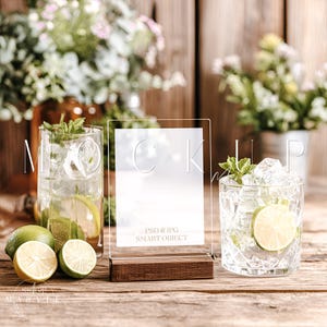 Bar Menu Mockup, Signature Cocktail Mockup, Wedding Sign Mockup, Wedding Cocktail Mockup, Table Sign Mockup, Drinks Menu Mockup