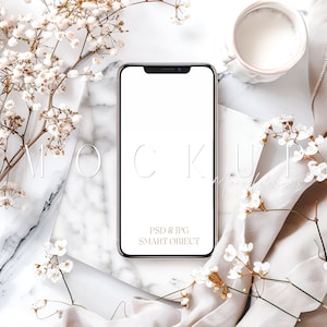 Mockup voor iPhone-scherm | Presentatiemock-up | Mockup vrijgezellenfeest | Digitale uitnodiging | Mockup e-uitnodiging babyshower | Iphone mock-up