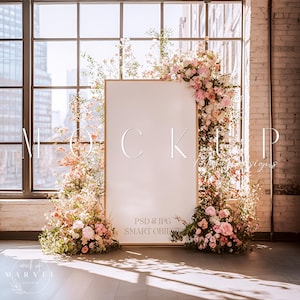 Wedding Welcome Sign Mockup, Rustic Easel Design, Perfect for Bridal Showers, Wedding Sign Mockup, Event Sign Mockup, Baby Shower Mockup