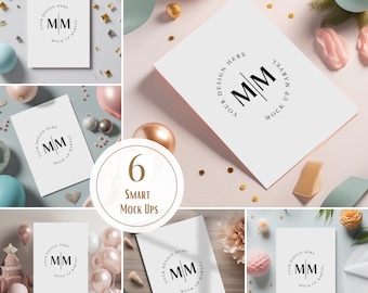 Birthday Invitation Mockup | Invitation Mockup | Birthday Theme Mockup | Smart Object Mockup | Shower Mockup | Instant Download | Psd Mockup