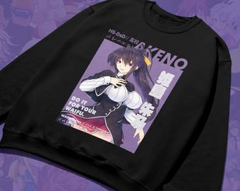 Waifu Akeno Anime-tröja, Junji Ito Anime Manga-tröja, Anime-tröja, Anime Lovers-tröja, Grafisk Anime Manga-tröja, Japansk tröja