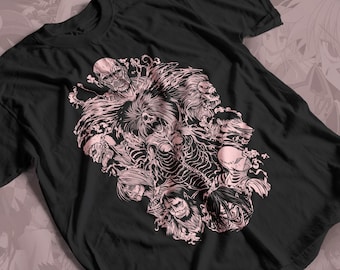 Titans Anime T-shirt Unisex, Anime Manga T-shirt, Anime T-shirt, Anime Lover T-shirt, Grafisk Anime T-shirt, Manga T-shirt, Japanska T-shirts