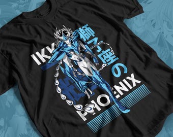 Ikki Anime T-shirt Unisex, Saint Seiya Anime Manga T-shirt, Anime T-shirt, Anime Lover T-shirt, Grafisk Anime T-shirt, Manga T-shirt, Japansk T-shirt