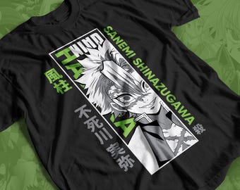 Anime-t-shirt unisex, demon anime manga-tröja, anime-tröja, anime-älskare-tröja, grafisk anime-tröja, manga-tröja, japansk