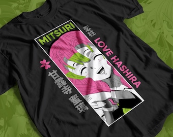 Anime-t-shirt unisex, demon anime manga-tröja, anime-tröja, anime-älskare-tröja, grafisk anime-tröja, manga-tröja, japansk