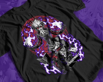 Black Bulls Anime T-shirt Unisex, Anime Manga T-shirt, Anime T-shirt, Anime Lovers T-shirt, Grafisk Anime T-shirt, Manga T-shirt, Japansk T-shirt