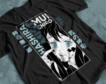 Anime-t-shirt unisex, demon anime manga-tröja, anime-tröja, anime-älskare-tröja, grafisk anime-tröja, manga-tröja, japansk