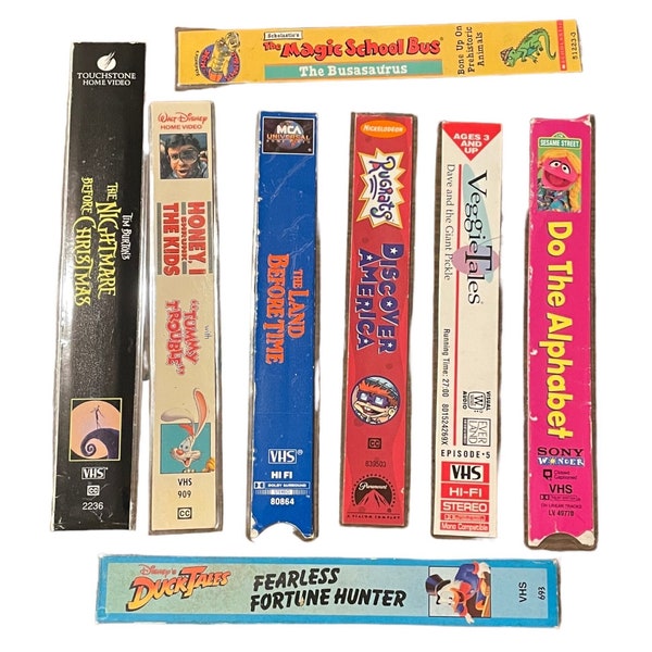 VHS Tape Bookmarks