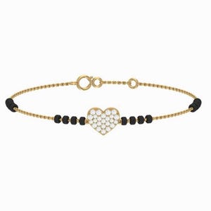 Dainty Diamond Heart Bracelet