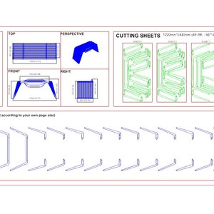 Parametric Reception Desk A-1 / Cnc files for Cutting / Wooden Office Table/ Executive Table / Studio Desk for Influencer image 6