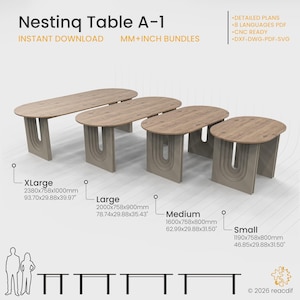 Nesting Table A-1 | Interior Furniture Project
