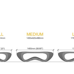 Parametric Bench A-8 / CNC Files for Cutting / Wooden Seat / Office Bench / Waiting Area / Wooden Sculpture for Lobby image 7