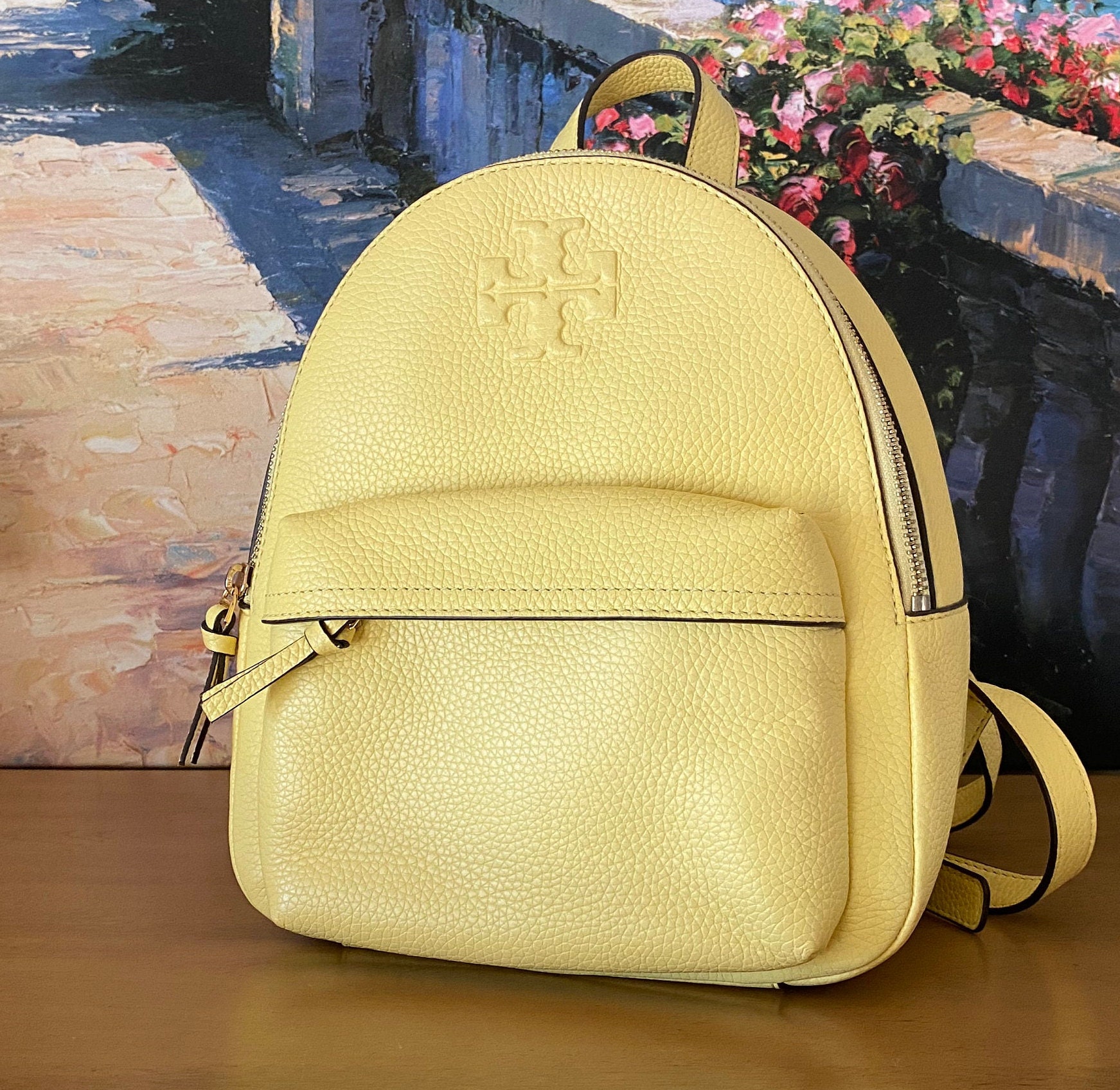 Tory Burch Thea Mini Backpack in Softy Yellow 