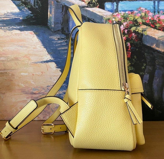 Soldtory Burch Thea Mini Backpack in Softy Yellow 