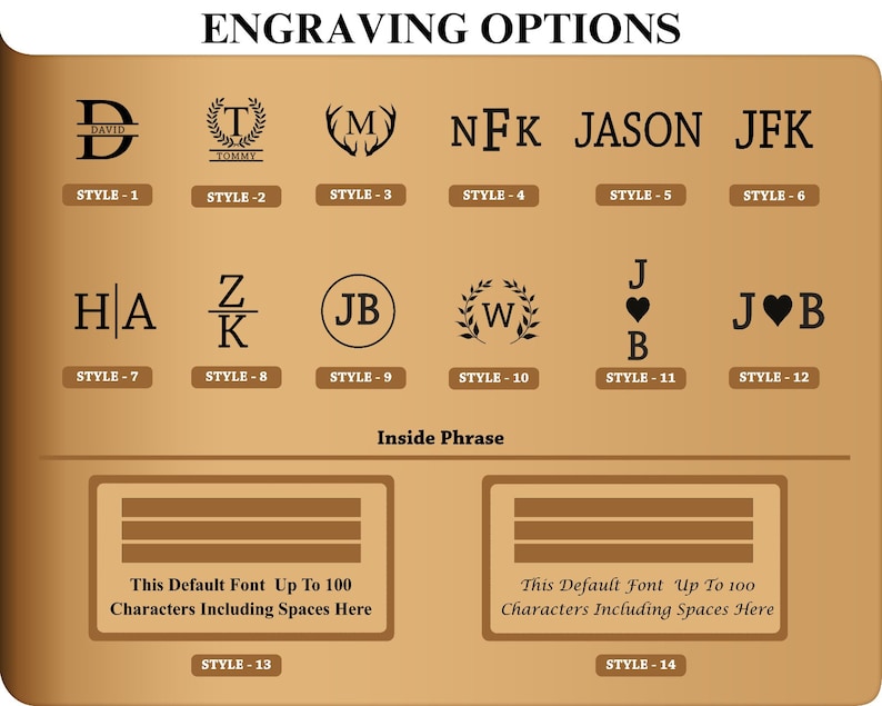 Personalized Leather Bifold Wallet Engraved Genuine Leather Etsy