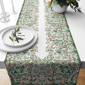Spring Flowers Decorative Table Runner