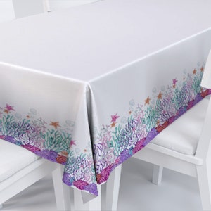 Marine Themed Table Cloth