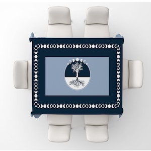 Kabbalah - Tree of Life  Decorative Table Cloth