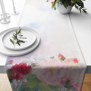 Spring Flowers Decorative Table Runner