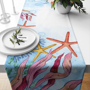 Marine Themed Decorative Table Runner