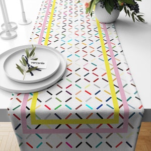 Geometric Decorative Table Runner