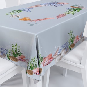 Marine Themed Table Cloth