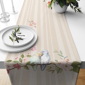 Spring Flowers Decorative Table Runner