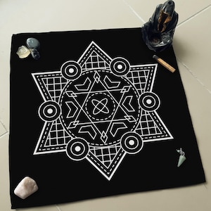 Sacred Geometry Decorative Altar Cloth