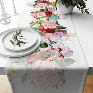 Spring Flowers Decorative Table Runner