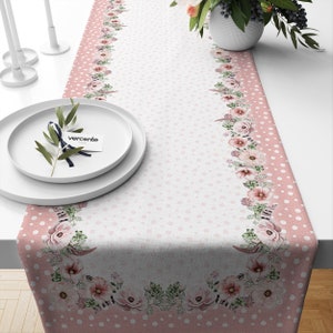 Spring Flowers Decorative Table Runner