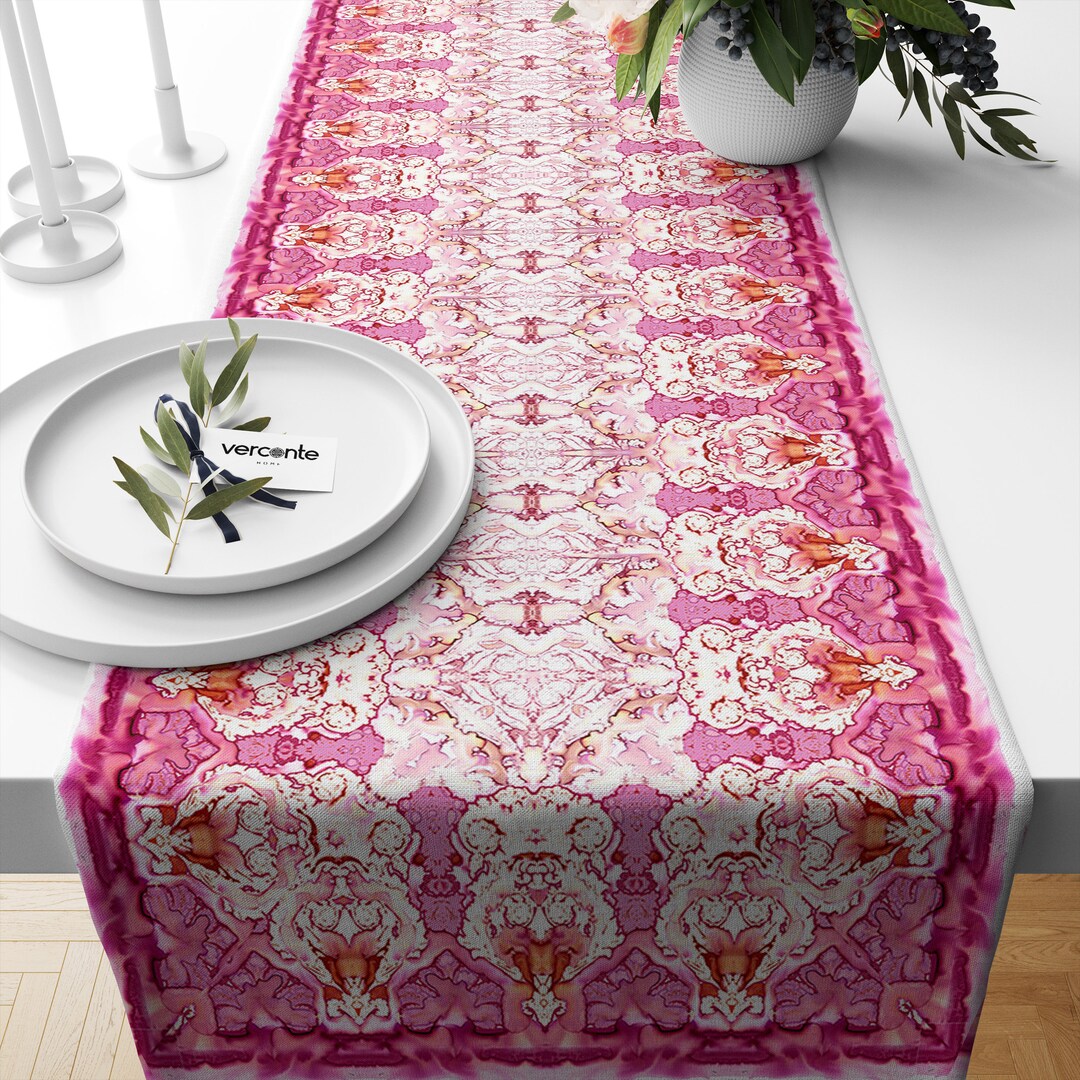 Bohemian Style Batik Themed Decorative Table Runner - Etsy