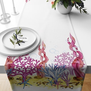 Marine Themed Decorative Table Runner