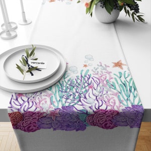 Marine Themed Decorative Table Runner