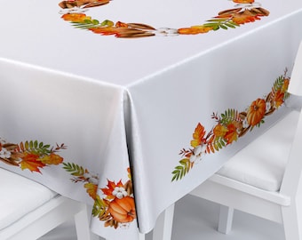 Autumn Themed Table Cloth