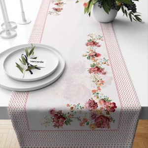 Spring Flowers Decorative Table Runner