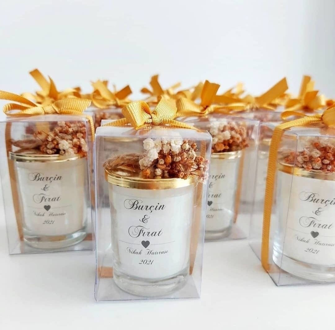 Personalized Gift Candle, Wedding Guest Gifts, Bridal Shower Gifts ...