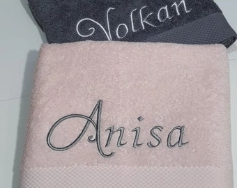 Personalized bath towel, embroidered towel, monogrammed bath towel, bathroom decor, towel with name, head towel, hand towel,beach towel