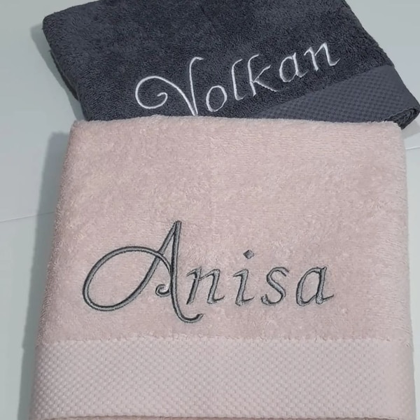 Personalized bath towel, embroidered towel, monogrammed bath towel, bathroom decor, towel with name, head towel, hand towel,beach towel