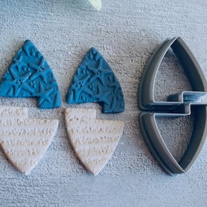 Duo Earrings Cutter   / Polymer Clay Cutter