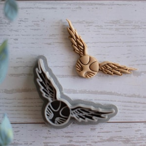 Cortador de Harry Potter Snitch Ball / Cortador de Argila Polímera / Cortador de Argila Polimérica