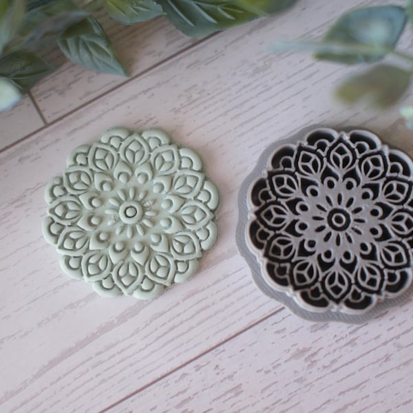 Mandala Clay Cutter Set: Polymer Clay Earring Cutters, Abstract Shapes