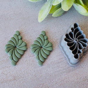 Spring Floral Clay Cutter Set: Polymer Clay Earring Cutters, Abstract Shapes