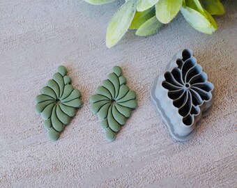 Spring Floral Clay Cutter Set: Polymer Clay Earring Cutters, Abstract Shapes