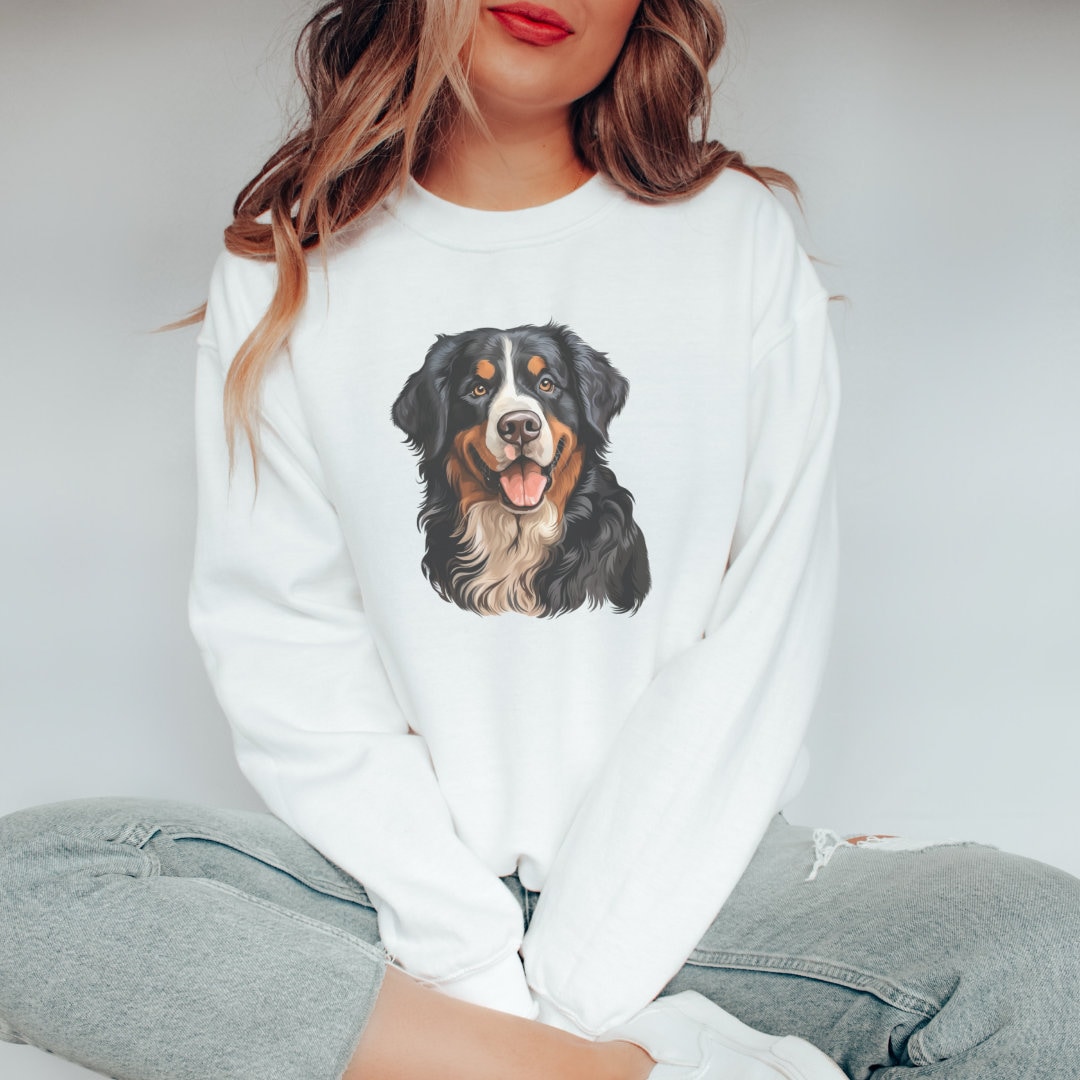 Bernese Mountain Dog Sweatshirt Bernese Mountain Dog Bernese - Etsy