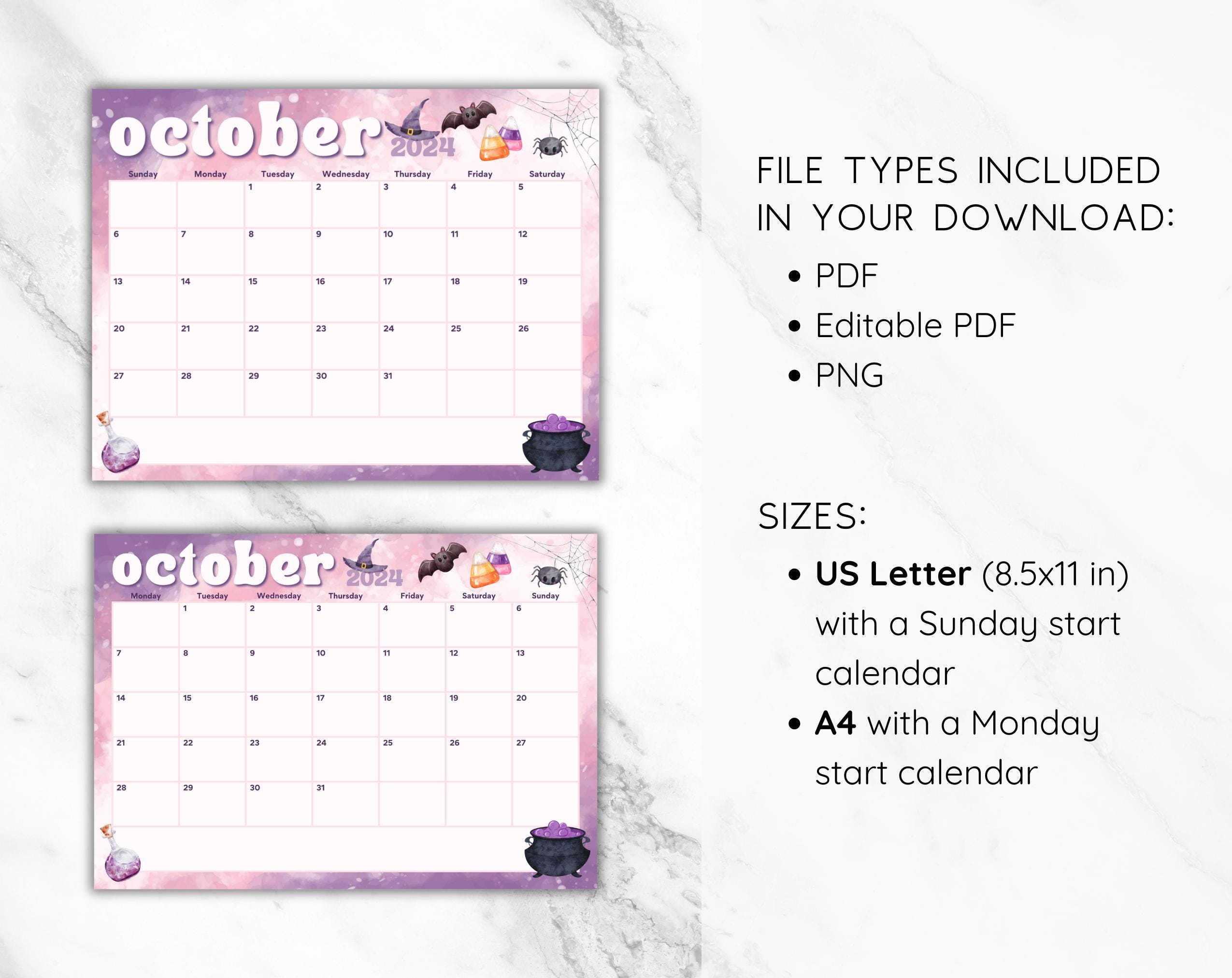 Editable October 2024 Calendar Printable Cute Spooky October 2024 editable-october-2024-calendar-printable-cute-spooky-october-2024
