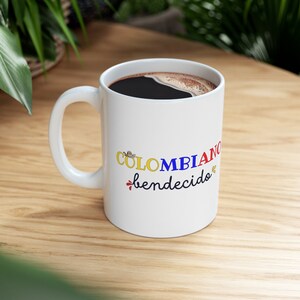 Colombian Coffee Mug / Colombia Gifts / Colombia Coffee Mug / Colombian Present / Colombia Coffee Cup / Cute Colombia Souvenir