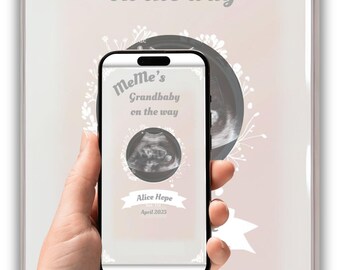 Grandmother's gift, baby announcement, keepsake wallpaper, pregnancy wallpaper, pregnancy keepsake, grandmother's keepsake, phone wallpaper